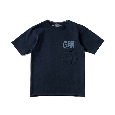 GERUGA GR-C-188 HEAVY DUTY POCKET TEE PRODUCT DYEING BLACK