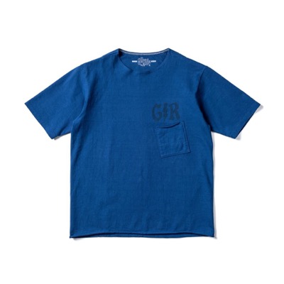 GERUGA GR-C-188 HEAVY DUTY POCKET TEE PRODUCT DYEING DEEP-BLUE