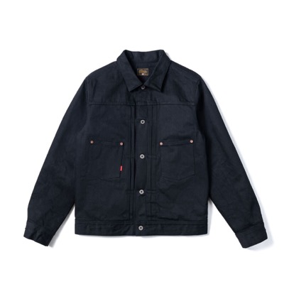 GERUGA GR-J-161 DENIM JUMPER BLACK-BLACK