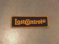 LOST CONTROL L19S1-8042 EMBROIDARY PATCH CTNT BLACK BLACK