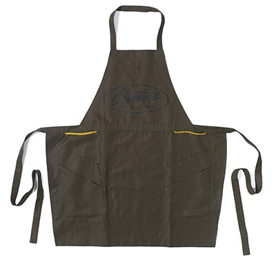 LOST CONTROL L21A2-8022 WORKERS APRON PRINT ARMY_GREEN