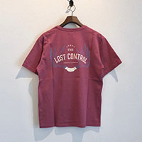 LOST CONTROL L18A2-1001 GRAPHIC TEE CRANBERRY