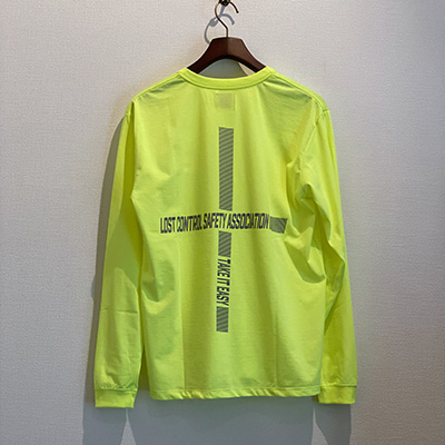 LOST CONTROL L20S1-1004 SAFTY LS TEE NEON YELLOW