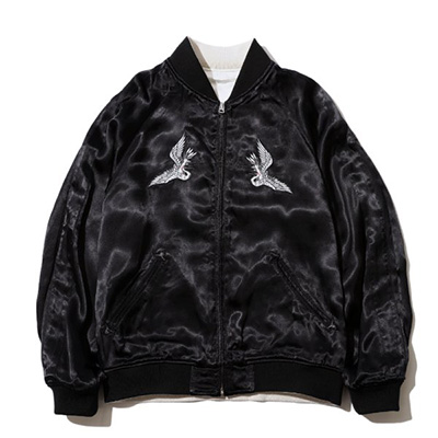 RUDE GALLERY TSURU SOUVENIR JACKET YOSO PARIS BLACK