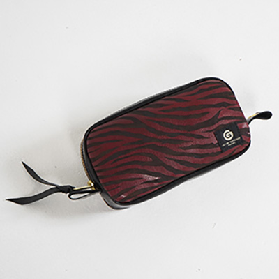 GVL-20AWA-0443 LEATHER POUCH RED