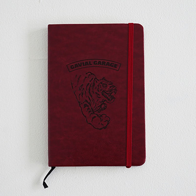 GVL-GG-13 HARDCOVER NOTE TIGER RED
