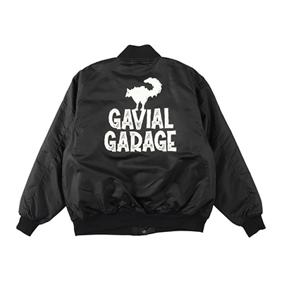 GAVIAL GARAGE GVL-GG-51 STADIUM JACKET GGG BLACK