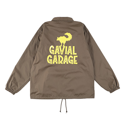 GAVIAL GARAGE GVL-GG-55 COACH JACKET GGG BROWN