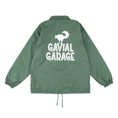 GAVIAL GARAGE GVL-GG-55 COACH JACKET GGG GREEN