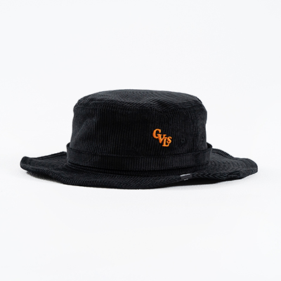 GAVIAL CORDUROY JUNGLE HAT BLACK