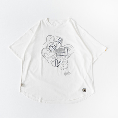 GVLS GAVIAL SS ROUND TEE KRAKEN WHITE