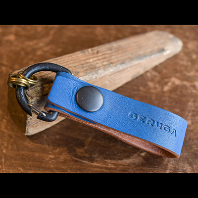 GERUGA GR-Z-13 KEY LEATHER LOOP BLUE