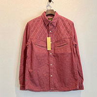GERUGA GR-S-94 QUILTING WESTERN SHIRTS RED