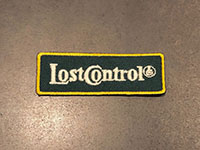 LOST CONTROL L19S1-8042 EMBROIDARY PATCH CTNT GREEN