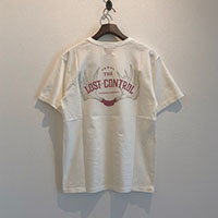 LOST CONTROL L18A2-1001 GRAPHIC TEE WHITE