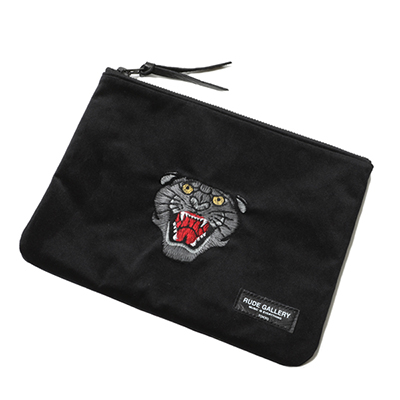 RUDE GALLERY 68990 STUDIO POUCH PANTHER FACE
