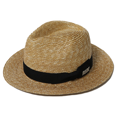 RUDE GALLERY 69670 STRAW HAT CHOPPED NATURAL