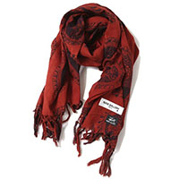RUDE GALLERY 68645 STOLE PAISLEY RED